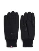 Tommy Hilfiger Th Established Mix Nylon Gloves Svart