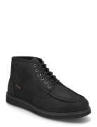 Newmarket Mid Lace Up Chukka Boot Black Nubuck Snörade Stövlar Black T...