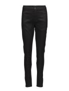 Joliefv Bottoms Trousers Slim Fit Trousers Black FIVEUNITS