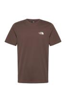 The North Face M S/S Simple Dome Tee Brun