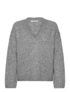 Soft Rebels Srallison V-Neck Knit Grå