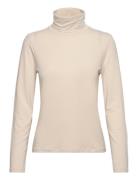 Marc O'Polo T-Shirts Long Sleeve Kräm