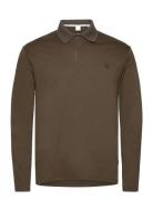 Jprccrodney Ls Polo Tops Polos Long-sleeved Brown Jack & J S