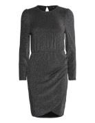 Onlrich L/S Glitter Dress Jrs Kort Klänning Black ONLY