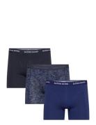 Cotton Stretch Boxer 3P Boxerkalsonger Navy Björn Borg