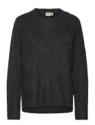 Frelise Pu 2 Tops Knitwear Jumpers Grey Fransa