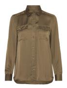 GANT Reg Pocket Shirt Khaki Green