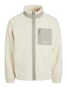 Jack & J S Jorvesterbro Teddy Jacket Aw24 Noos Beige