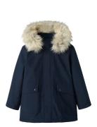 Nkmmillo Parka Jacket Long Fo Noos Parka Jacka Navy Name It