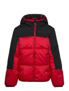 Hooded Jacket Fodrad Jacka Red Champion