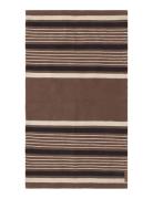 Lexington Home Striped Organic Cotton Rug Brun