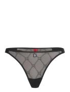 Thong Sporty Lace Stringtrosa Underkläder Black HUGO