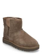 UGG W Classic Mini B Zip Brun