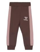 Hmlselina Pants Bottoms Sweatpants Brown Hummel