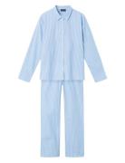 LMTD Nlnstripy Pyjamas Set Blå