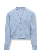 Kogoriana L/S Glitter Cardigan Knt Tops Knitwear Cardigans Blue Kids O...