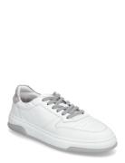 Ace - White / Light Grey Leather Låga Sneakers White Garment Project