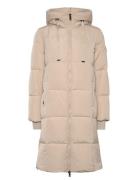 Mmnova Square Down Coat Fodrad Rock Beige MOS MOSH