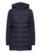 Woman Parka Light Hybrid Softshell Fodrad Rock Navy CMP