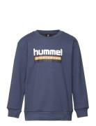 Hmltukas Sweatshirt Sport Sweat-shirts & Hoodies Sweat-shirts Blue Hum...