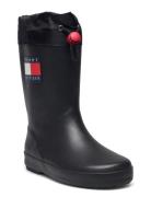 Tommy Hilfiger Toggle Drawstring Tommy Hilfiger Rain Boots Svart