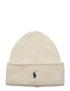 Polo Ralph Lauren Cable-Knit Merino Wool Beanie Kräm