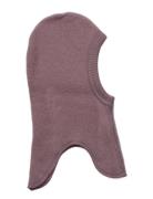 Wool Fullface Accessories Headwear Balaclava Purple Mikk-line