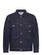 Trucker Jacket Jeansjacka Denimjacka Navy Stan Ray