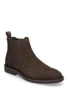 T43-3112 Stövletter Chelsea Boot Brown TGA By Ahler