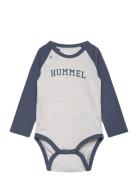 Hmlblixen Body L/S Långärmad Bodysuit White Hummel