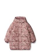 Puffer Coat Yrsa Fodrad Jacka Pink Wheat