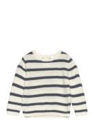 Mango Knit Striped Sweater Vit