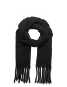 Scarf Big Fringe Solid Accessories Scarves Winter Scarves Black Lindex