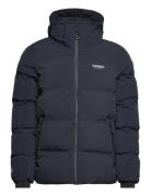 Hooded Boxy Puffer Jacket Fodrad Jacka Navy Superdry Sport