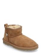 Rkbrisbane Shearling Short Boots Vinterstövlar Pull On Brown Rosemunde...