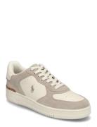 Masters Court Leather-Suede Sneaker Låga Sneakers Beige Polo Ralph Lau...