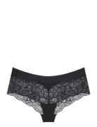 Body Make-Up Illusion Lace Shorty Trosa Brief Tanga Black Triumph