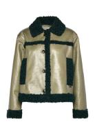 Vinyl Jacket Läderjacka Skinnjacka Khaki Green Scotch & Soda