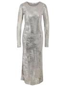 NOISY MAY Nmlucia L/S Ankle Dress Jrs Fwd Silver