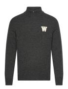 Double A By Wood Wood Wwblu Aa Cs Halfzip Grå