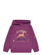 Sweats Tops Sweat-shirts & Hoodies Hoodies Purple Harry Potter