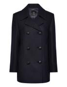 Double-Breasted Wool Coat Ulljacka Jacka Navy Mango