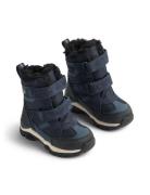 Winterboot Trailor Tex Vinterkängor Med Kardborreband Navy Wheat