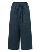 Sonja Pants - Cotton Bottoms Trousers Wide Leg Navy STUDIO FEDER