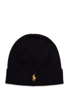 Polo Ralph Lauren Signature Pony Wool Beanie Svart