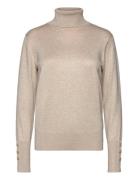 Fqkatie-Pullover Tops Knitwear Turtleneck Cream FREE/QUENT