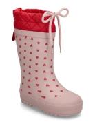 ANGULUS Rainboots With Woollining Rosa