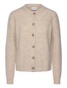 Vila Vialva O-Neck L/S Knit Cardigan/R Beige