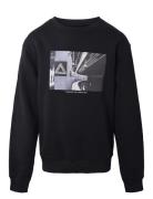 Hound Crew Neck W/Print Svart