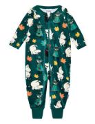 MUMIN Briskly Velour Pyjamas Grön